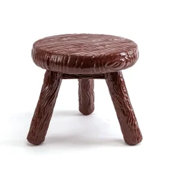 Tabouret Milk - Marron