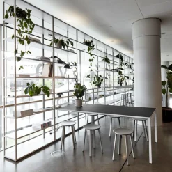 Tabouret revolver bas