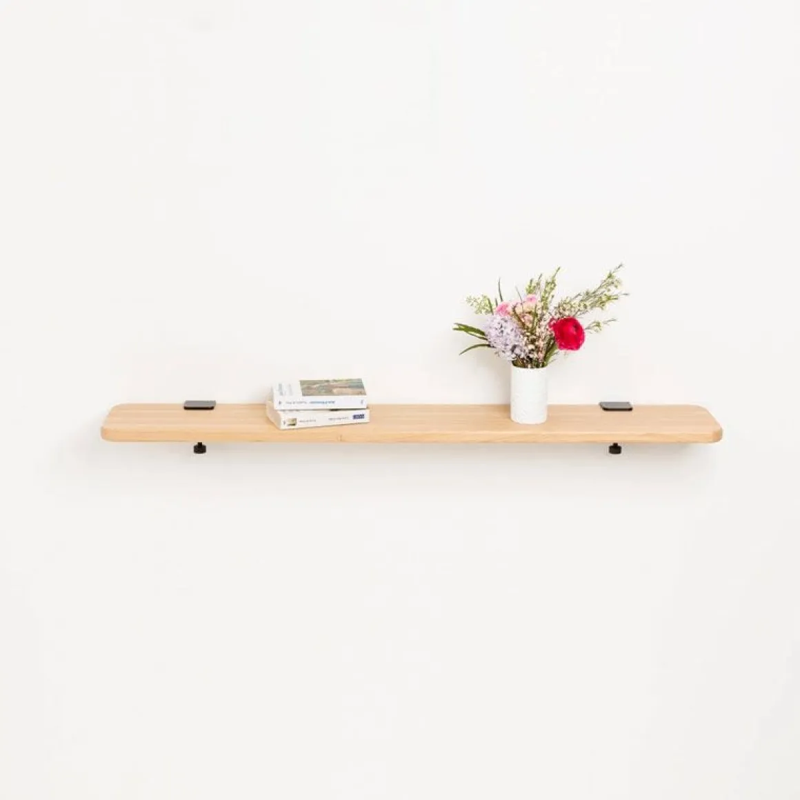 Étagère murale chêne massif