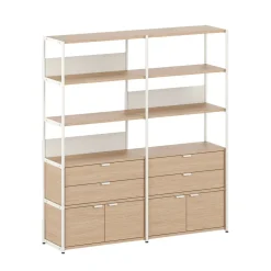 Étagère Unit 5 Two Columns - H180 x L164 cm