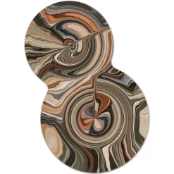 Tapis Liquid Layers organique - Galet (Outlet)