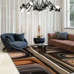 Tapis Liquid Layers rectangulaire