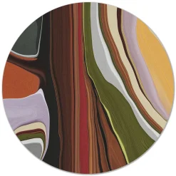 Tapis Liquid Layers rond