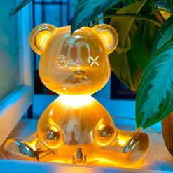 Teddy boy lamp métal