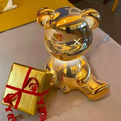 Teddy boy lamp métal