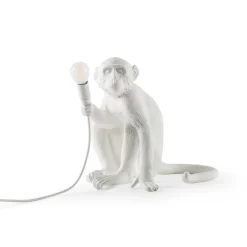 The Monkey Lamp Sitting