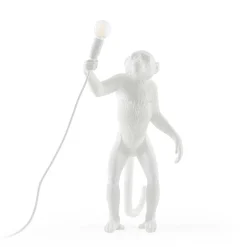 The Monkey Lamp Standing blanc outdoor