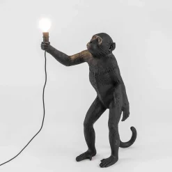 The Monkey Lamp Standing noir outdoor