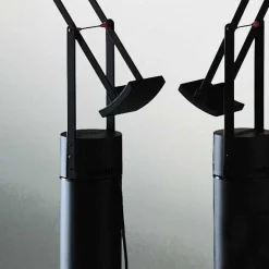 Tizio 35 avec support lampadaire noir