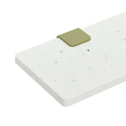 Trio étagères murales plastique recyclé Blanc Venezia