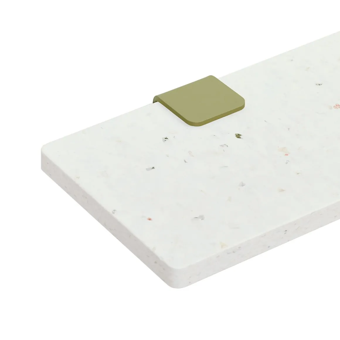 Trio étagères murales plastique recyclé Blanc Venezia