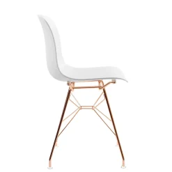 Troy Chaise - pieds fils d'acier