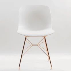 Troy Chaise - pieds fils d'acier