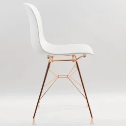 Troy Chaise - pieds fils d'acier