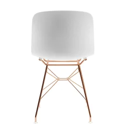 Troy Chaise - pieds fils d'acier