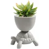 Turtle carry XS ceramic planter
