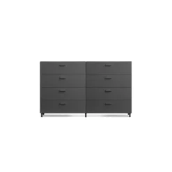 Two wide Relief drawers with legs