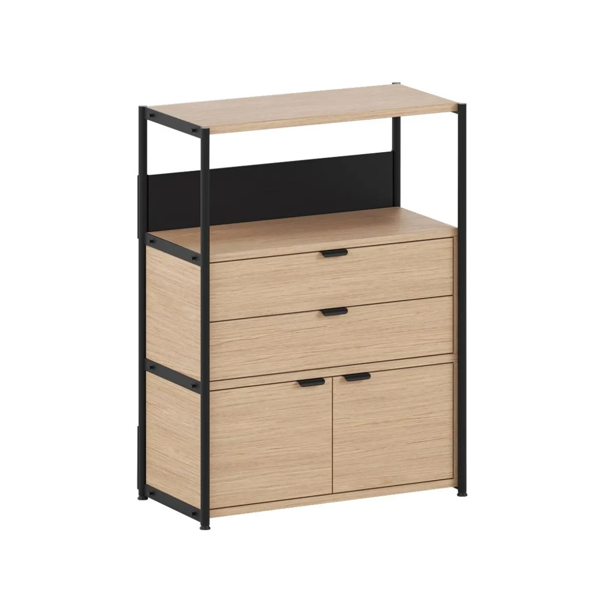 Unit 3 - Kit d'étagères en chêne - 110cm