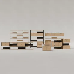 Unit 3 - Kit d'étagères en chêne - 110cm