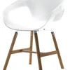 VAD Wood fauteuil bois / Blanc - (Outlet)