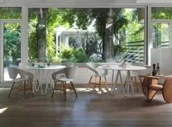 VAD Wood fauteuil bois / Blanc - (Outlet)