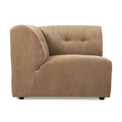 Vint Couch Module d'angle Gauche