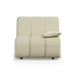 Wave canapé - Élément droit accoudoir bas