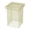 Wire Stool - Beige-vert